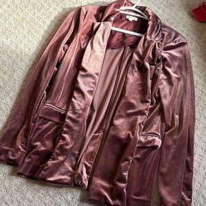 Maurices Women's Shimmering Blazer in Rose